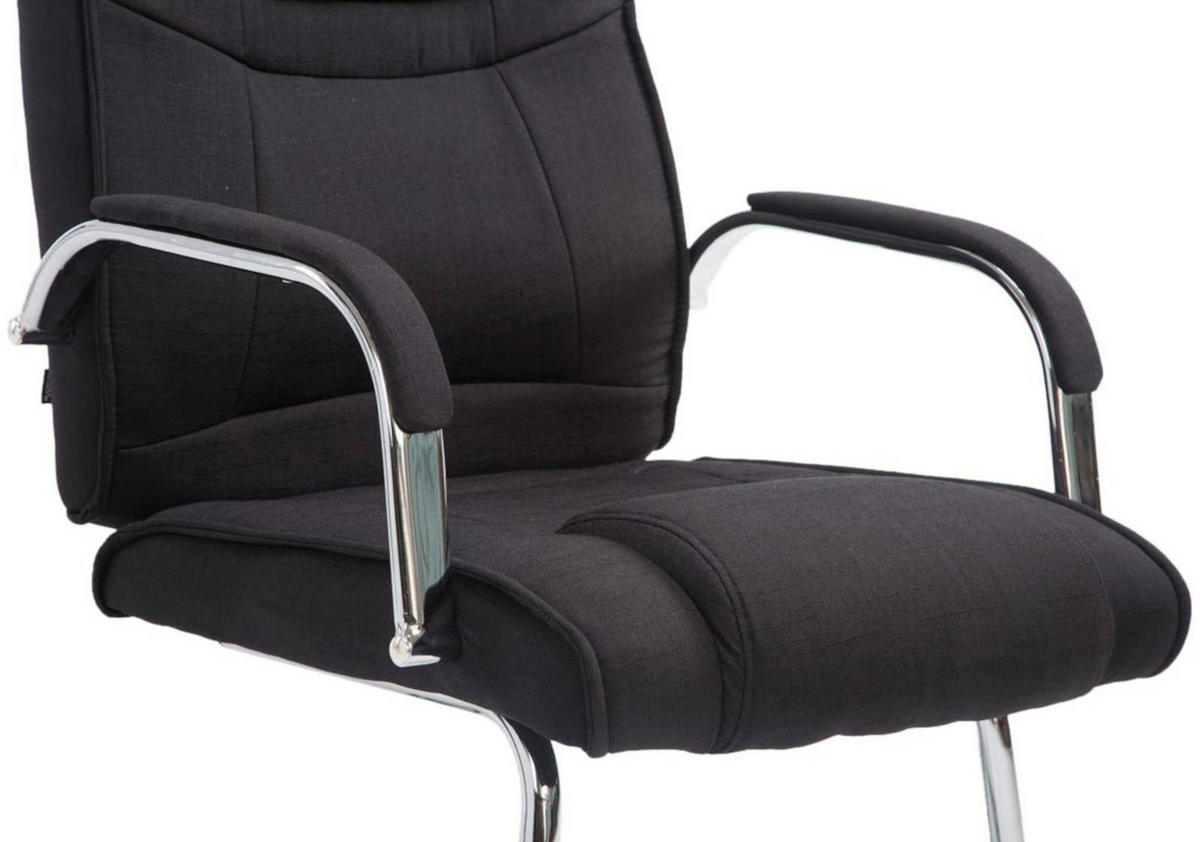 SCHWINGSTUHL 2er Set Stoff schwarz - Schwarz, Textil/Metall (60/104/67cm) - CLP