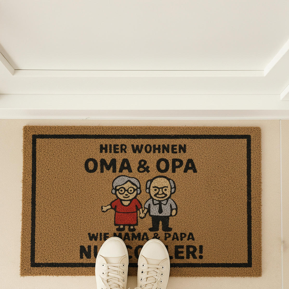 ROHOŽ - viacfarebná, textil/plast (60/40cm) - Relaxdays