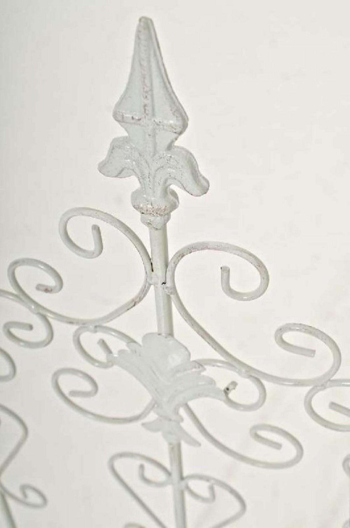 RANKGITTER Metall antik weiß - Weiß, Metall (35/122/1cm) - CLP