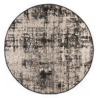 OUTDOOR-TEPPICH Catania 2 schwarz durchmesser 200 cm - Schwarz, Textil (200/1cm) - Vivaraise