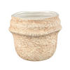 TOPF Mauvi Beige 19.5/19.5/17cm - Beige, Keramik (17cm) - PTMD Collection