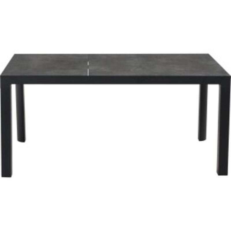 GARTENTISCH Murcia - Anthrazit - 160/90/74 cm - Dunkelgrau, Metall (160/90/74cm) - Lesli Living