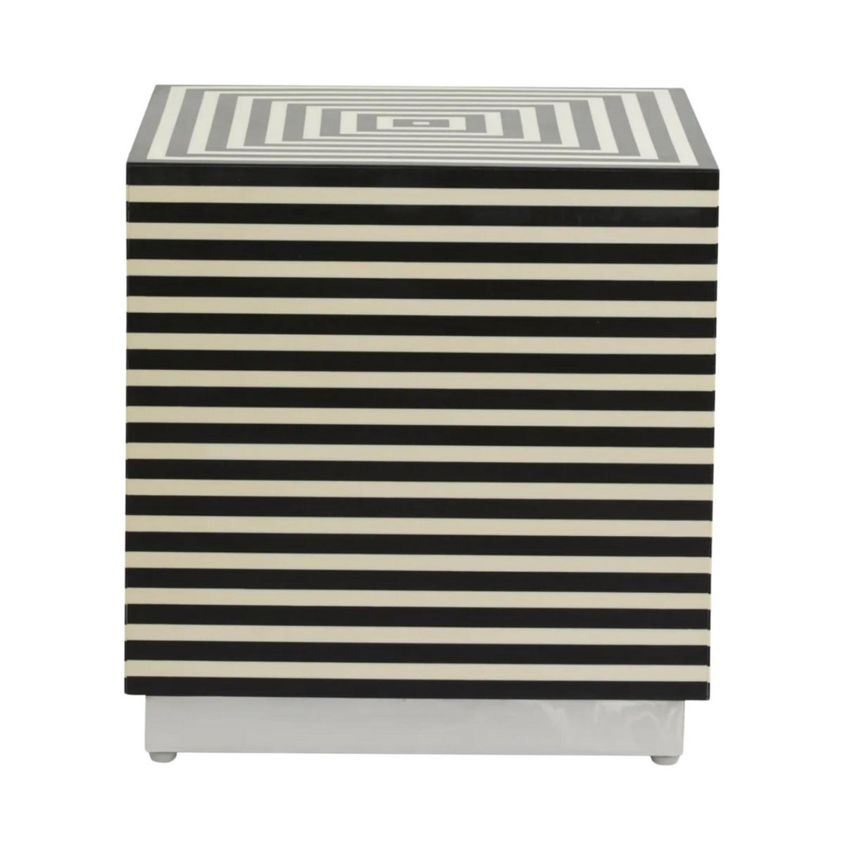 COUCHTISCH TAURA Schwarz 46x46x47 cm - Schwarz, Holzwerkstoff (46/46/47cm) - FURNLUX