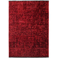 TEPPICH Kurzflor Unicolor Chenille Baumwolle Innen Rot Rechteckig 120x170 - Rot, Textil (120/170cm) - KADIMA DESIGN