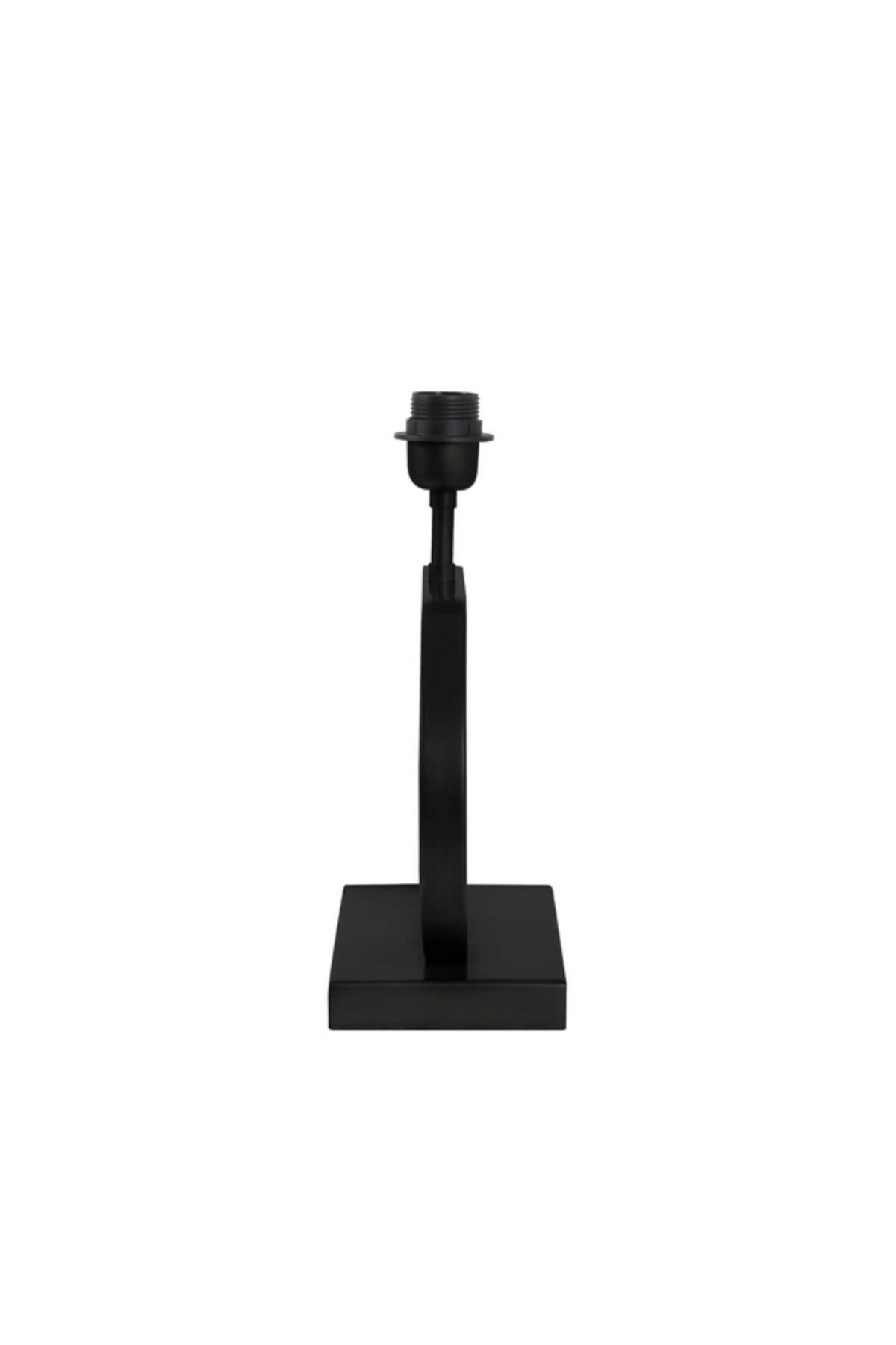 LAMPENFUSS Jamiro Schwarz 37/13/29 cm - Schwarz, Metall (37/13/29cm) - Light & Living