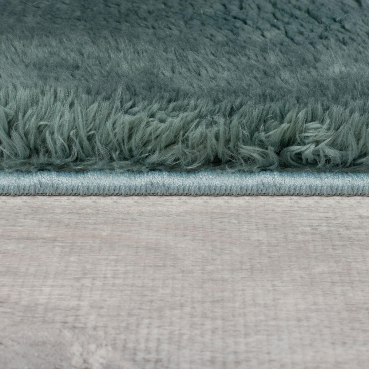 TEPPICH Waschbar LUNE, einfarbig, Türkis, 160 x 230 cm - Blau, Textil (230/160cm) - KADIMA DESIGN