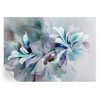 FOTOTAPETE 208x146 cm - Florale Abstraktion - Grün, Textil (208/146cm) - Wallfluent