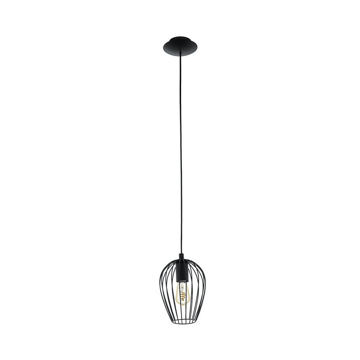 PENDELLEUCHTE Newtown Schwarz - Schwarz, Metall (8/8/110cm) - Eglo