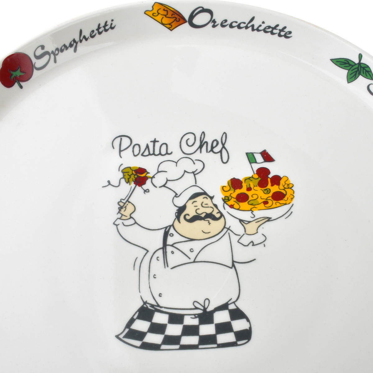 TALÍŘ NA PIZZU Galla, porcelán - bílá, keramika (30/30/2cm) - Mondex