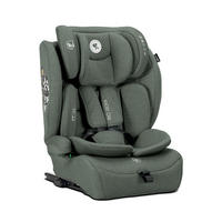 KINDERSITZ i-Size Rio dunkelgrün (76 - 150 cm) Isofix Top Tether Kissen verstellbar - Grün, Kunststoff (45/60/43cm) - Lorelli