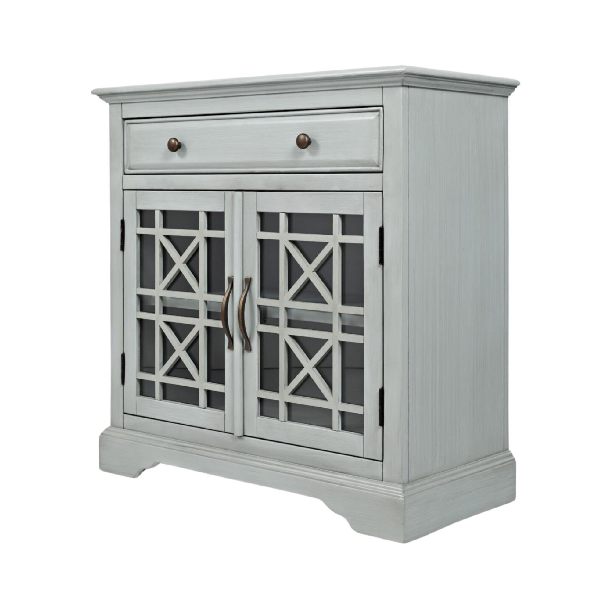 SIDEBOARD AVOLA Grau 82x38x82 cm - Grau, Holz (82/82/38cm) - FURNLUX