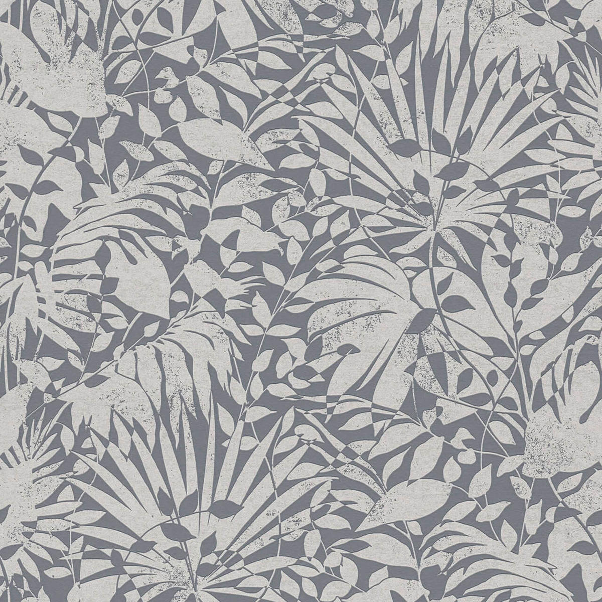 VLIESTAPETE Grau 53/1005 cm - Silberfarben, Textil (53/1cm) - KUNSTLOFT