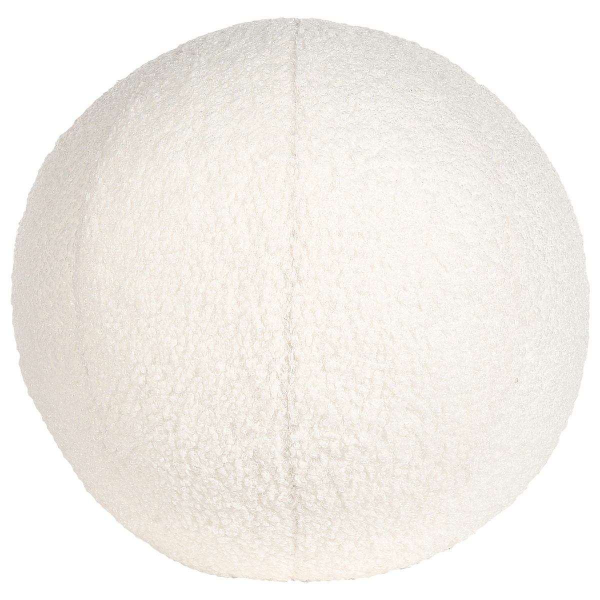 SESSEL Bouclé Weiß Leiren - Weiß, Textil (111/73/83cm) - Beliani
