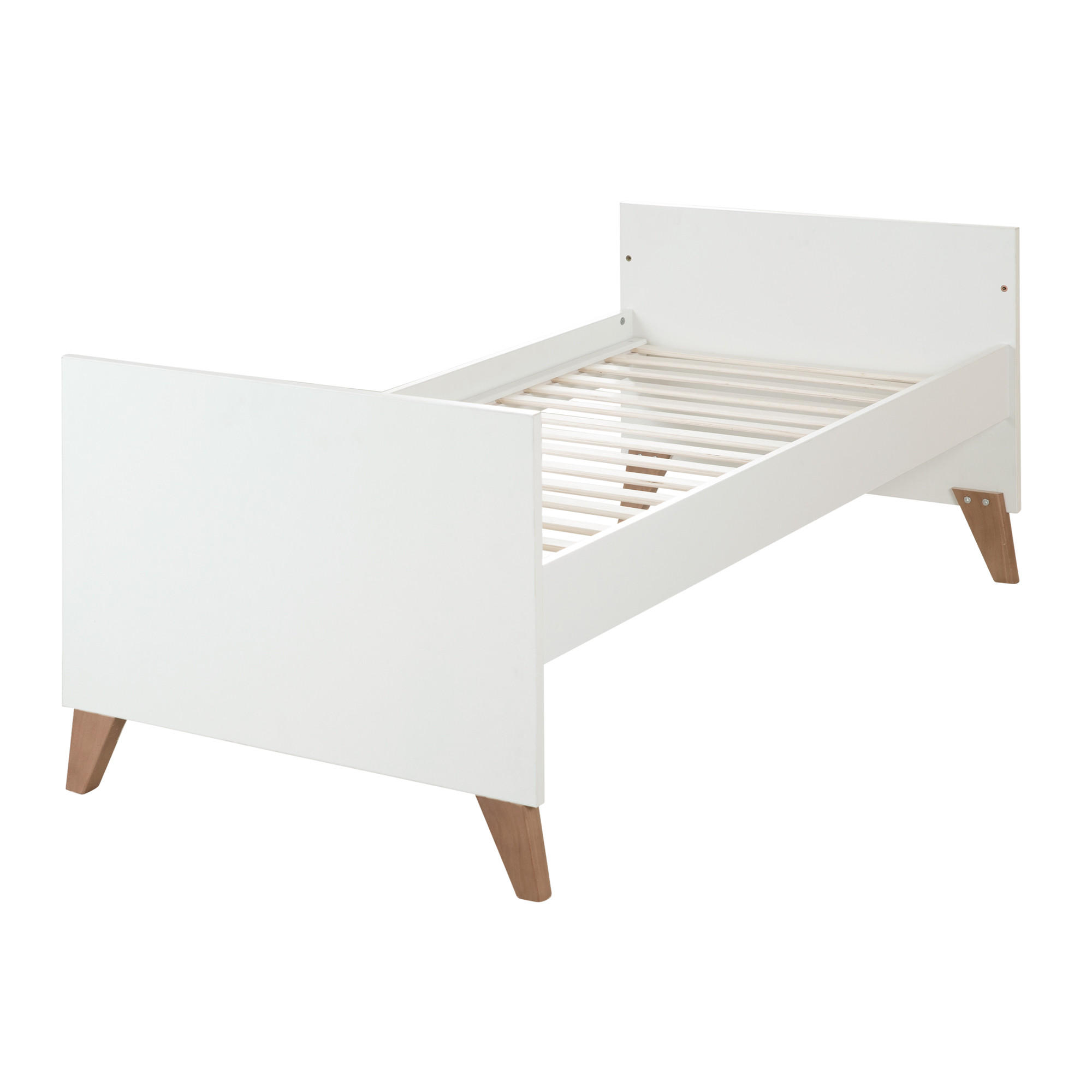 BABYBETT Ole 70 x 140 cm - Weiß, Holzwerkstoff (70/140cm) - Roba