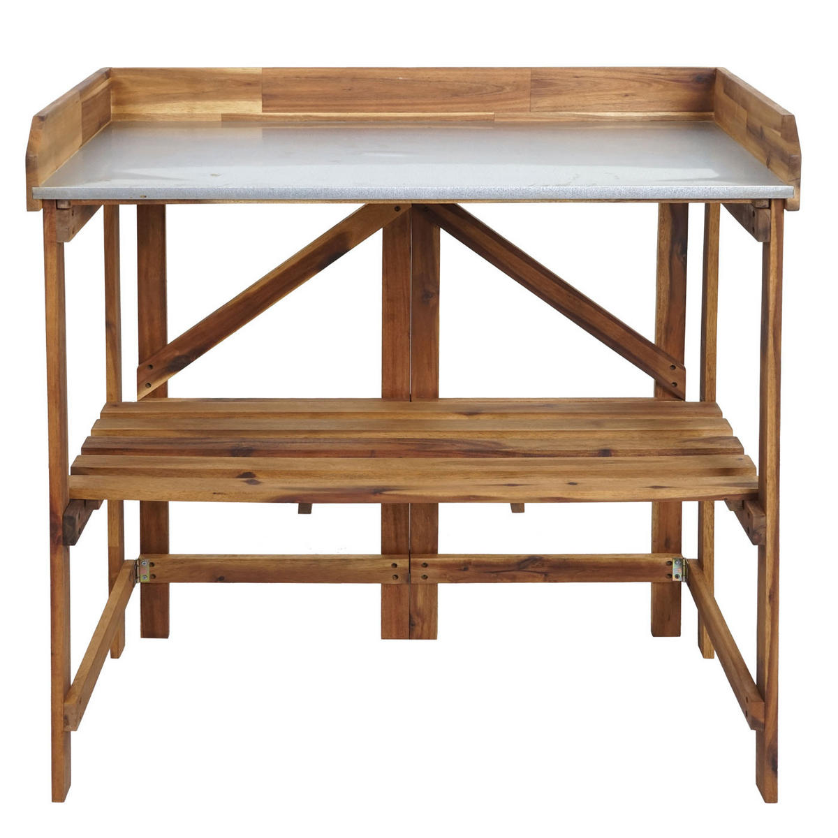 PFLANZTISCH Braun - Braun, Holz (44/86/89cm) - MCW