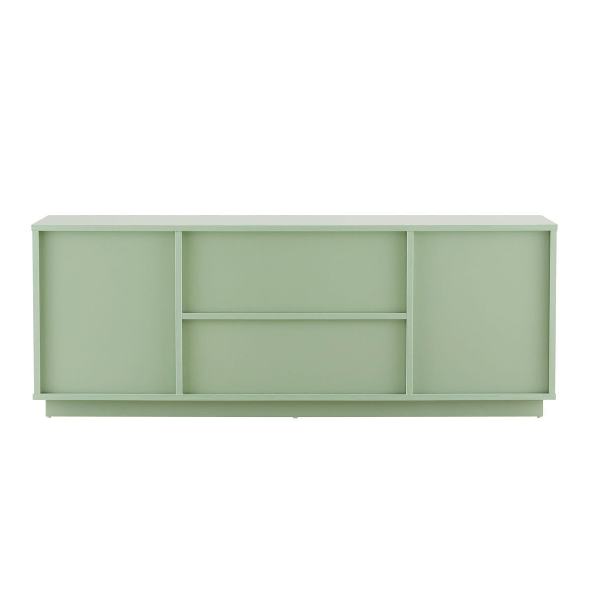 TV-SCHRANK 140 cm, Grün - Grün, Holz (40/52/140cm) - Oviala