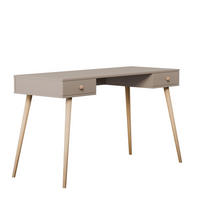 SCHREIBTISCH VALERIO 135/55/79 cm, Macchiato - Cappuccino, Naturmaterialien/Holzwerkstoff (55/135/79cm) - Idohome