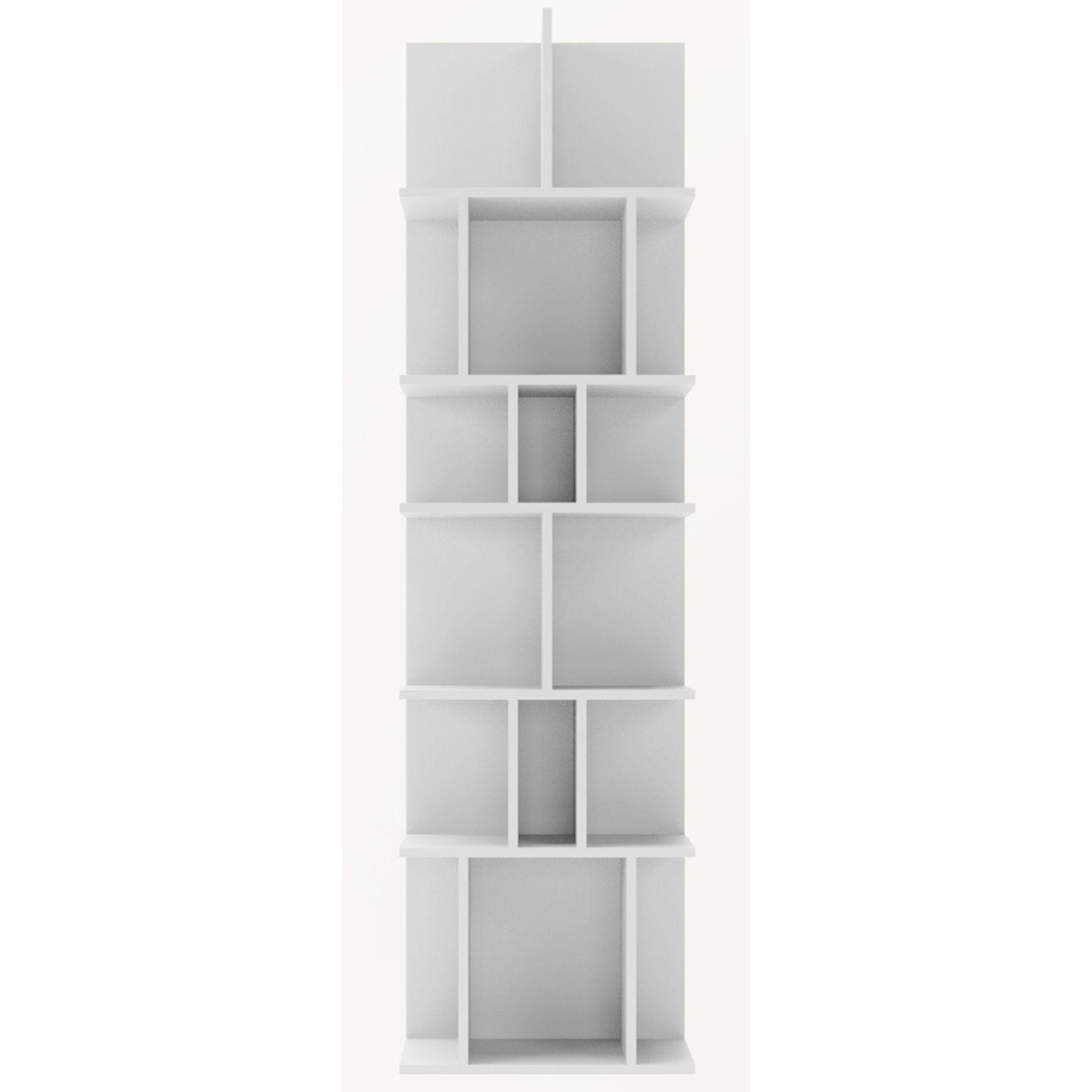 STANDREGAL Bemmi Weiß 180 × 50 cm - Weiß, Holzwerkstoff (50/180/30cm) - Selsey