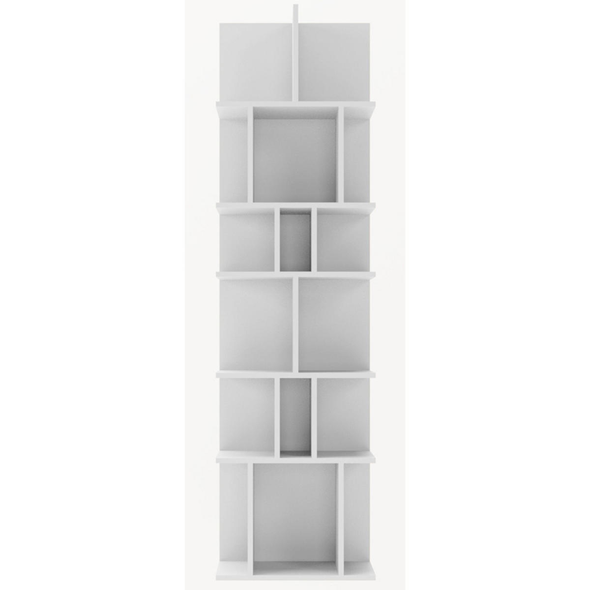 STANDREGAL Bemmi Weiß 180 × 50 cm - Weiß, Holzwerkstoff (50/180/30cm) - Selsey