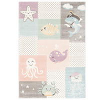 KINDER TEPPICH MAUI KIDS UNTERWASSERWELT - Multicolor, Textil (140/200cm) - Pergamon