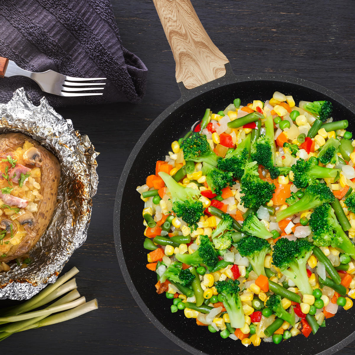 SCHMORPFANNE - Schwarz, Glas/Kunststoff (29.5/48/14cm) - Relaxdays