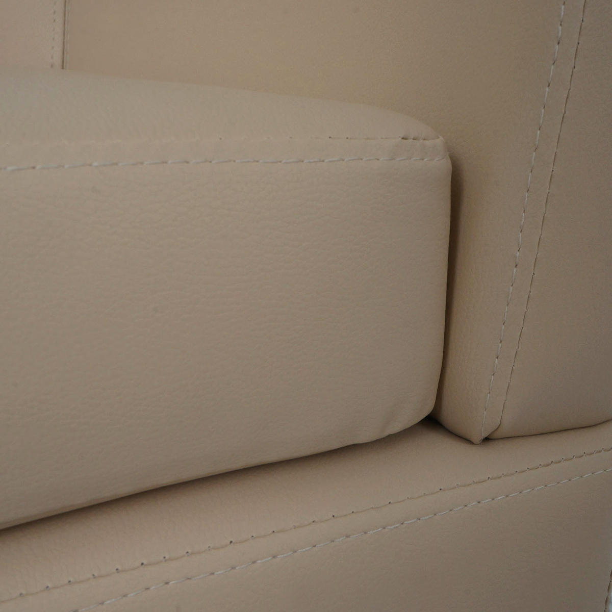 LOUNGE-SESSEL Cremeweiß - Weiß, Textil (72/72/60cm) - MCW