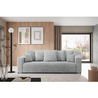 SCHLAFSOFA mit Bettkasten Grau - Grau, Textil (247/88/93cm) - Furnisell