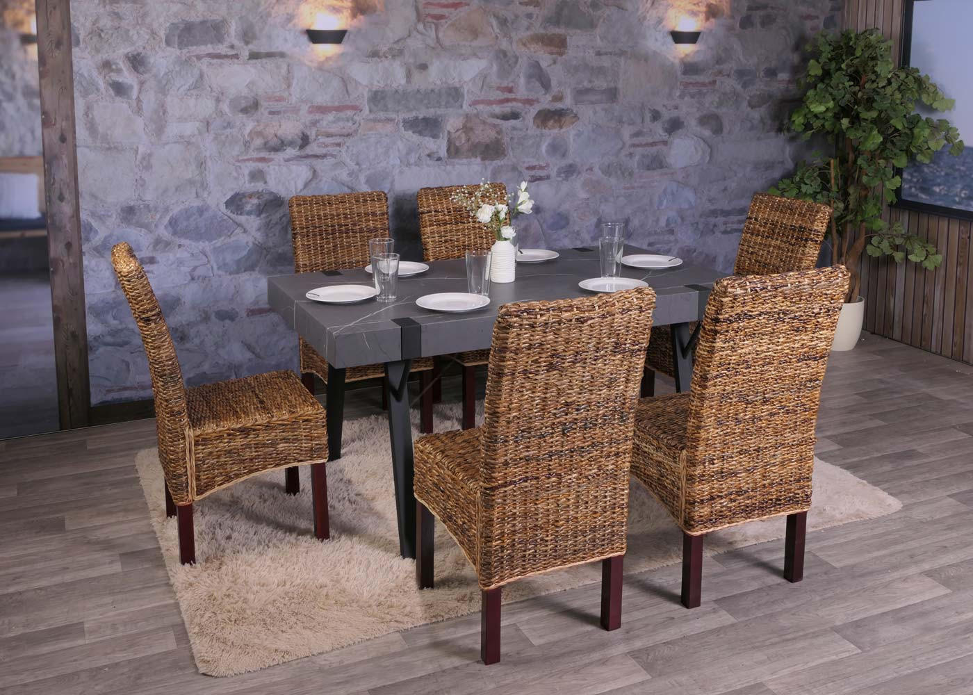 ESSZIMMERSTUHL Braun 2er-Set - Braun, Holz (46/96/41cm) - MCW
