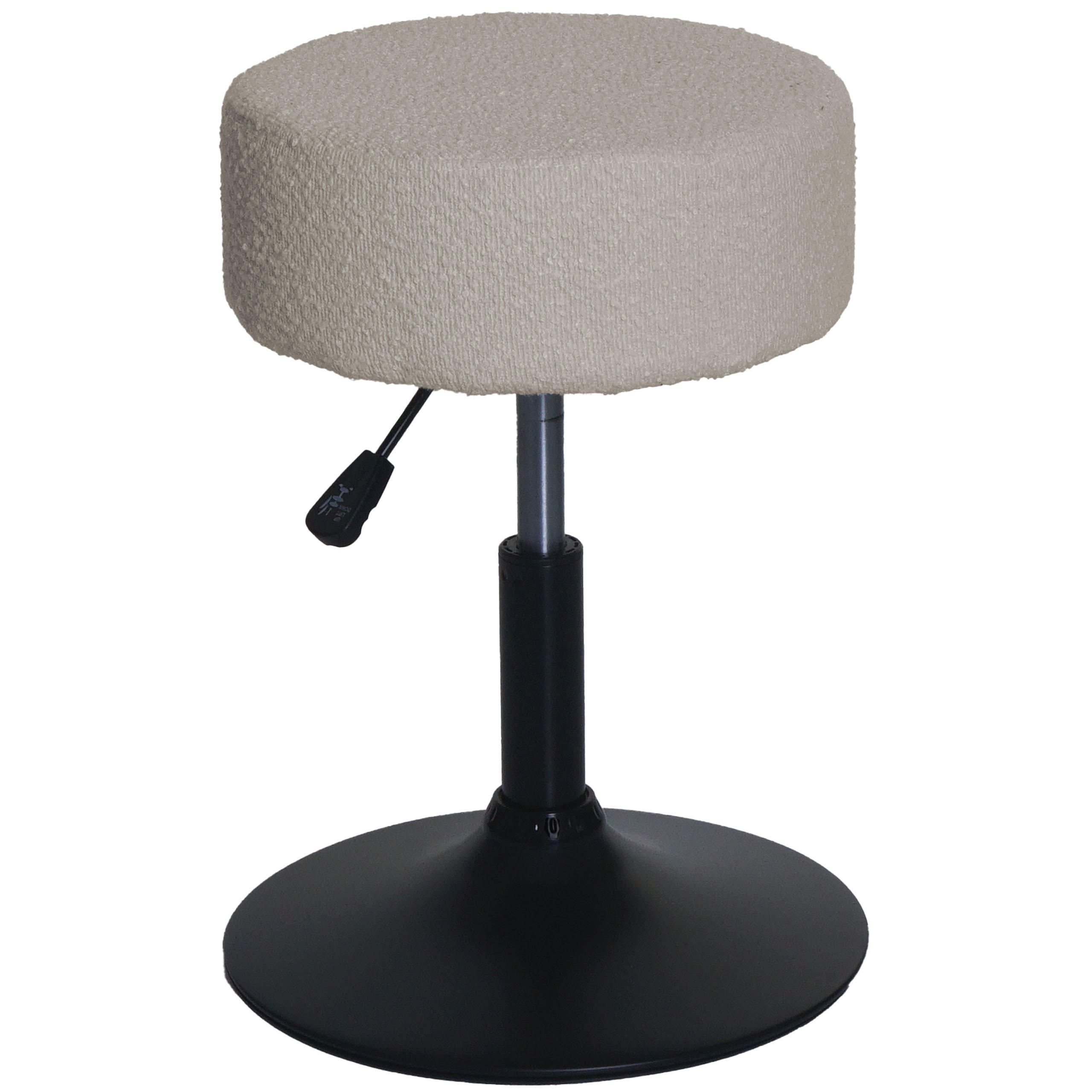HOCKER Beige - Beige, Textil (37/57/37cm) - MCW