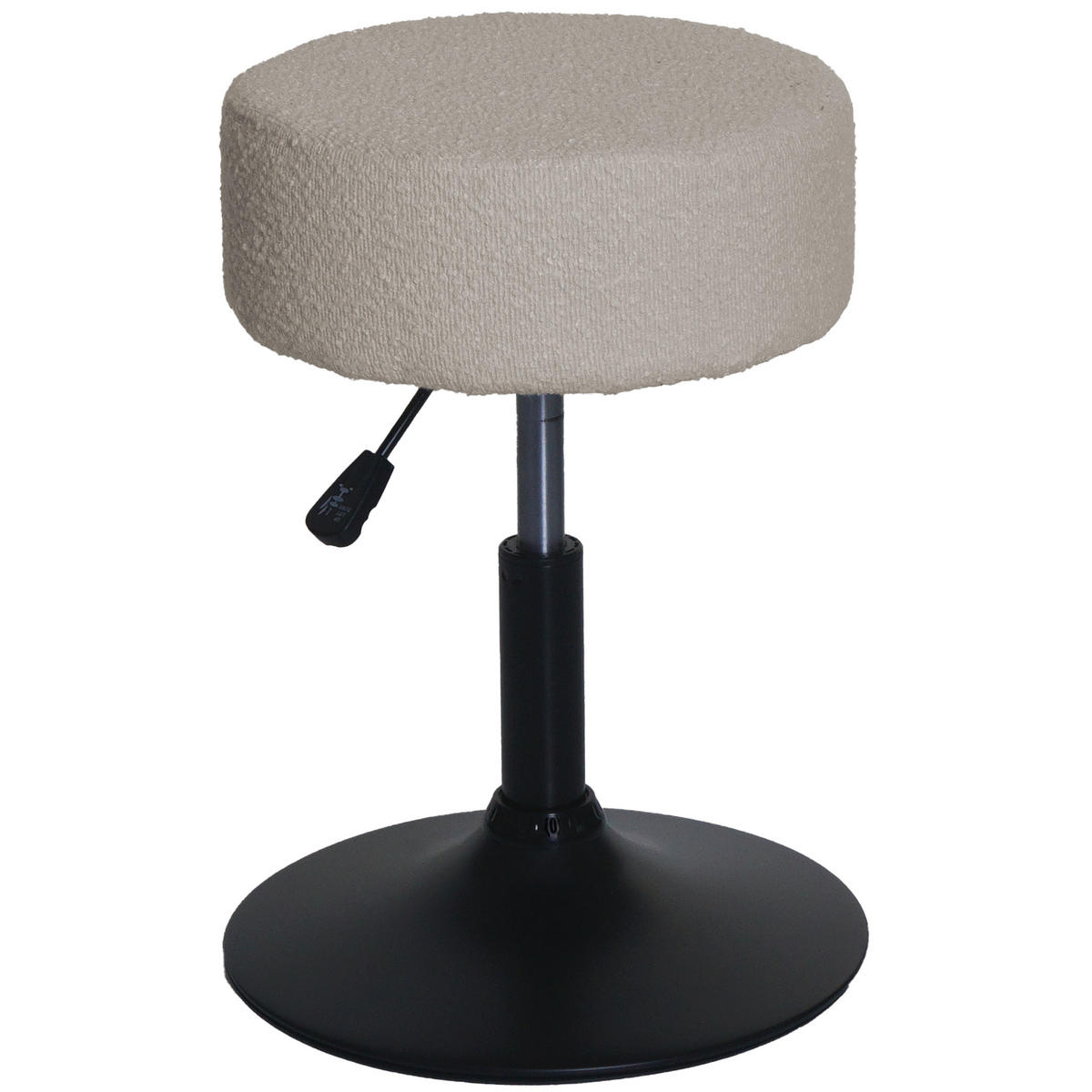 HOCKER Beige - Beige, Textil (37/57/37cm) - MCW
