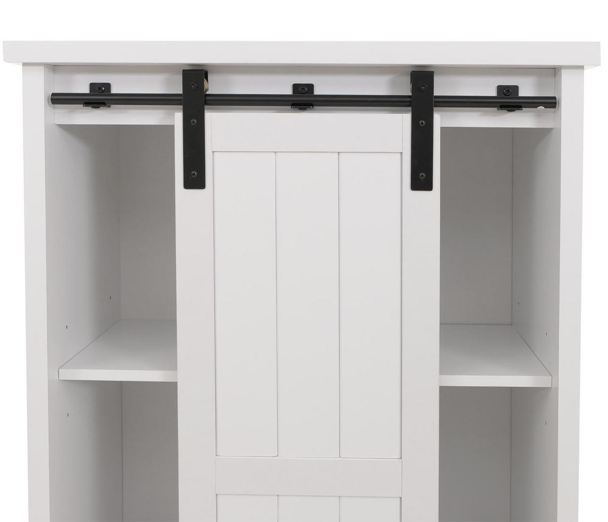 SKRÍŇ Biela - biela, drevo (76/163/38cm) - MCW