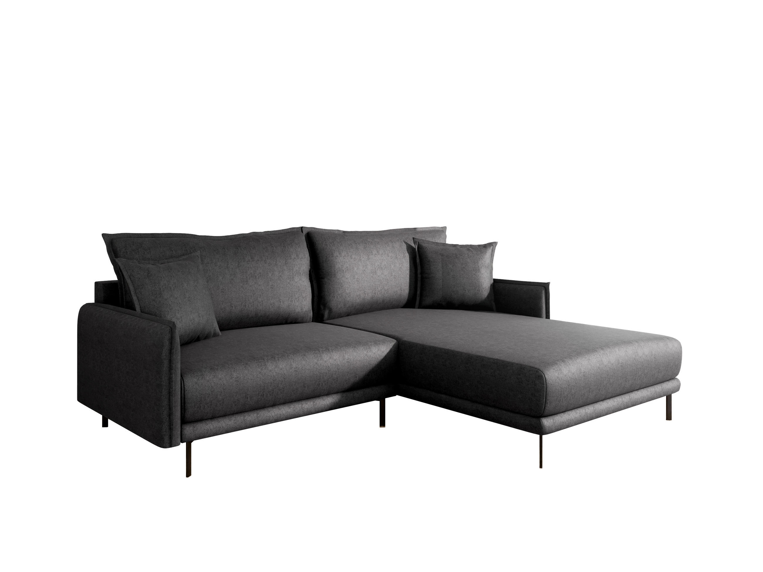 ECKSOFA Selva – modernes Design trifft auf höchsten Komfort, Anthrazit - Anthrazit, Holz (246/190cm) - Panda Möbel