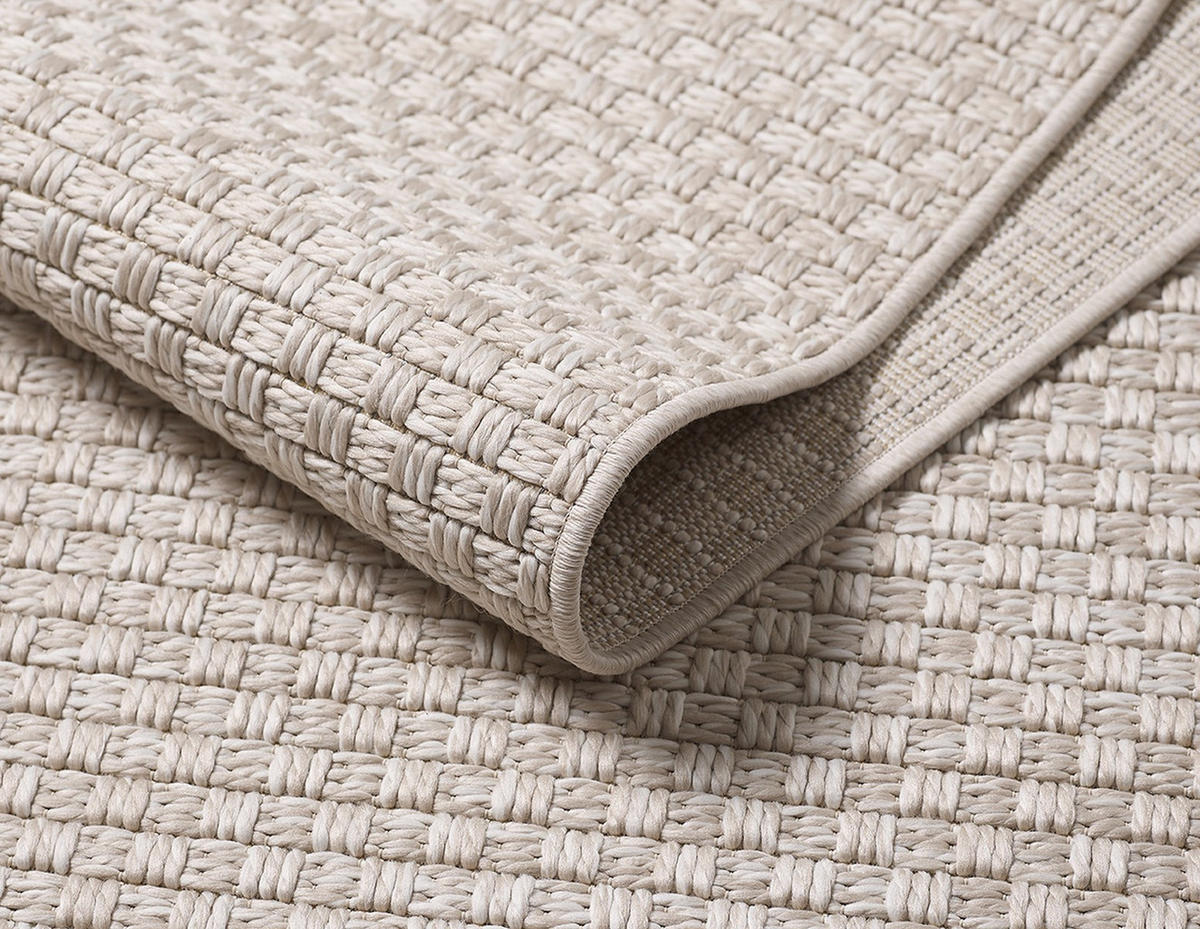 TEPPICHLÄUFER Uni BROYE Polypropylen Beige 80 x 150 cm - Beige, Textil (80/150cm) - KADIMA DESIGN