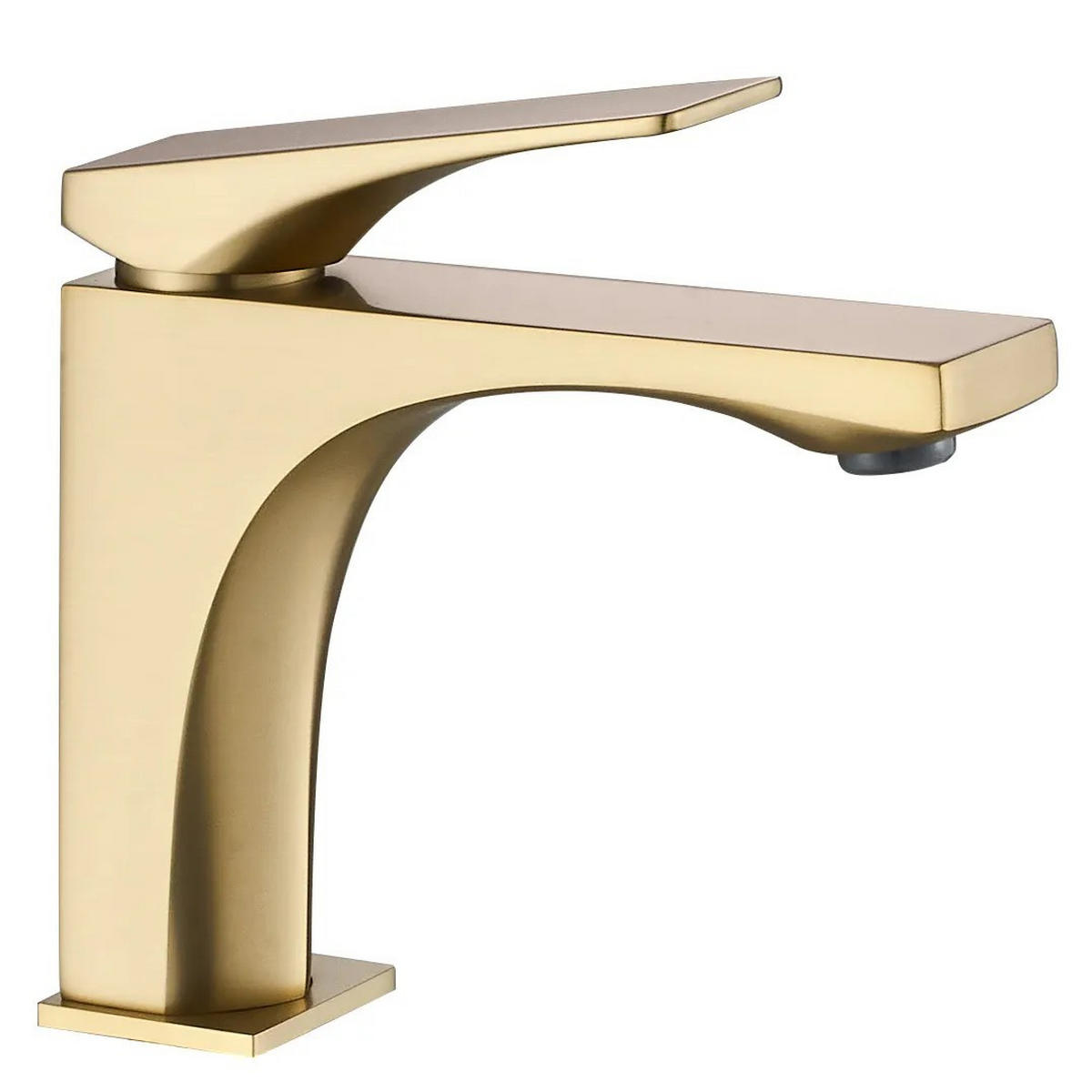 WASCHBECKENARMATUR Premium Rea Joe Brush Gold Low - Goldfarben, Metall (4.5/16.5/12.5cm) - REA