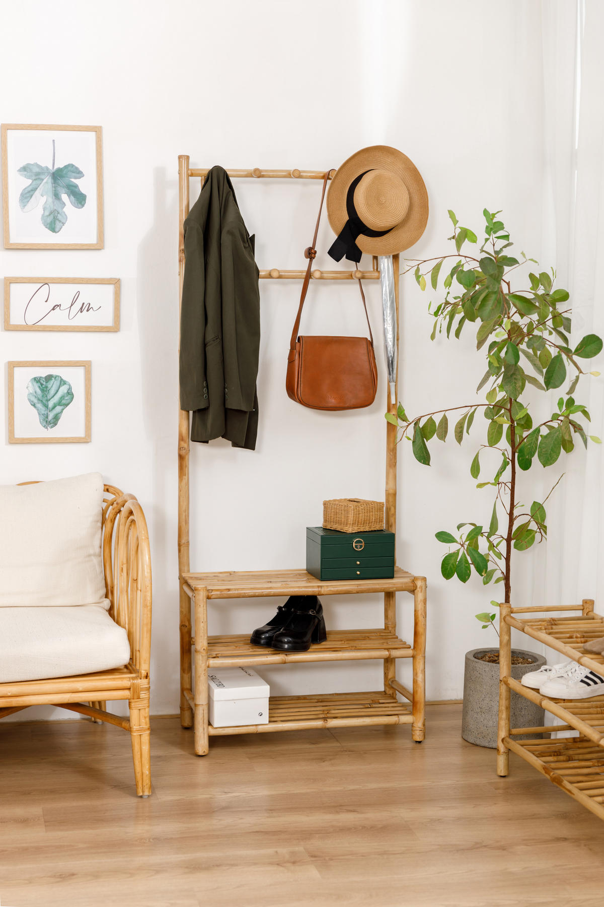 GARDEROBE Holz Braun - Braun, Holz (70/174/30cm) - Nordlys