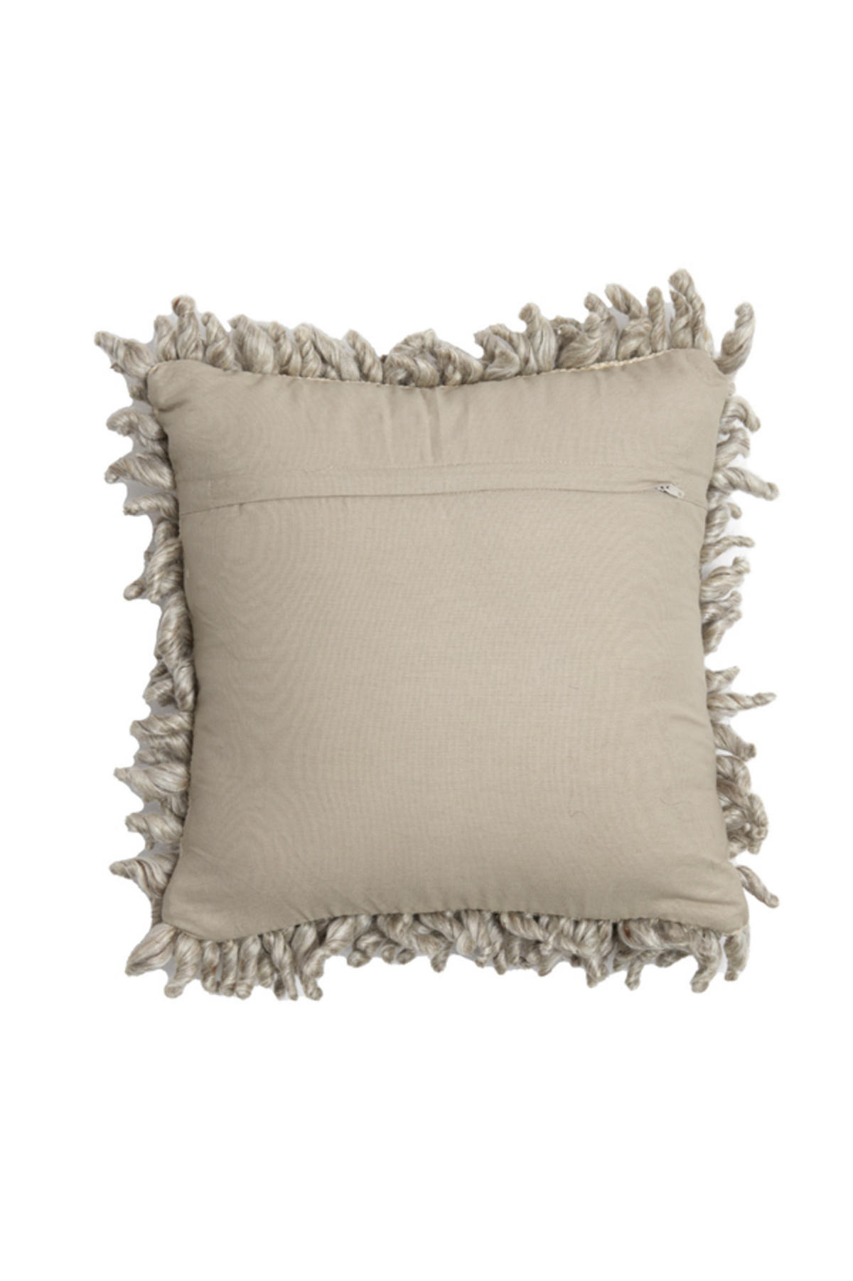 DEKOKISSEN Comallo Grau 45/45/10 cm - Grau, Textil (45/45cm) - Light & Living