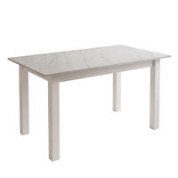 ESSTISCH ARTON 140-195 cm für 6-8 Personen - Multicolor/Weiß, Holzwerkstoff/Metall (140/80/77cm) - Lookway