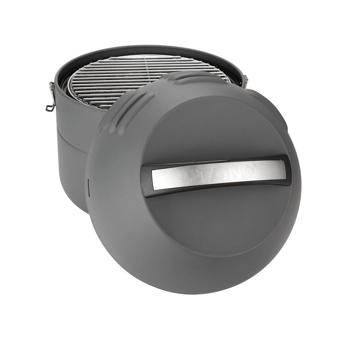GASGRILL Grill-To-Go - Grau, Metall (35/43/35cm) - TAINO