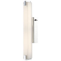 LED WANDLEUCHTE IGINO Silber - Silberfarben, Glas (6/9.4/38cm) - Globo Lighting