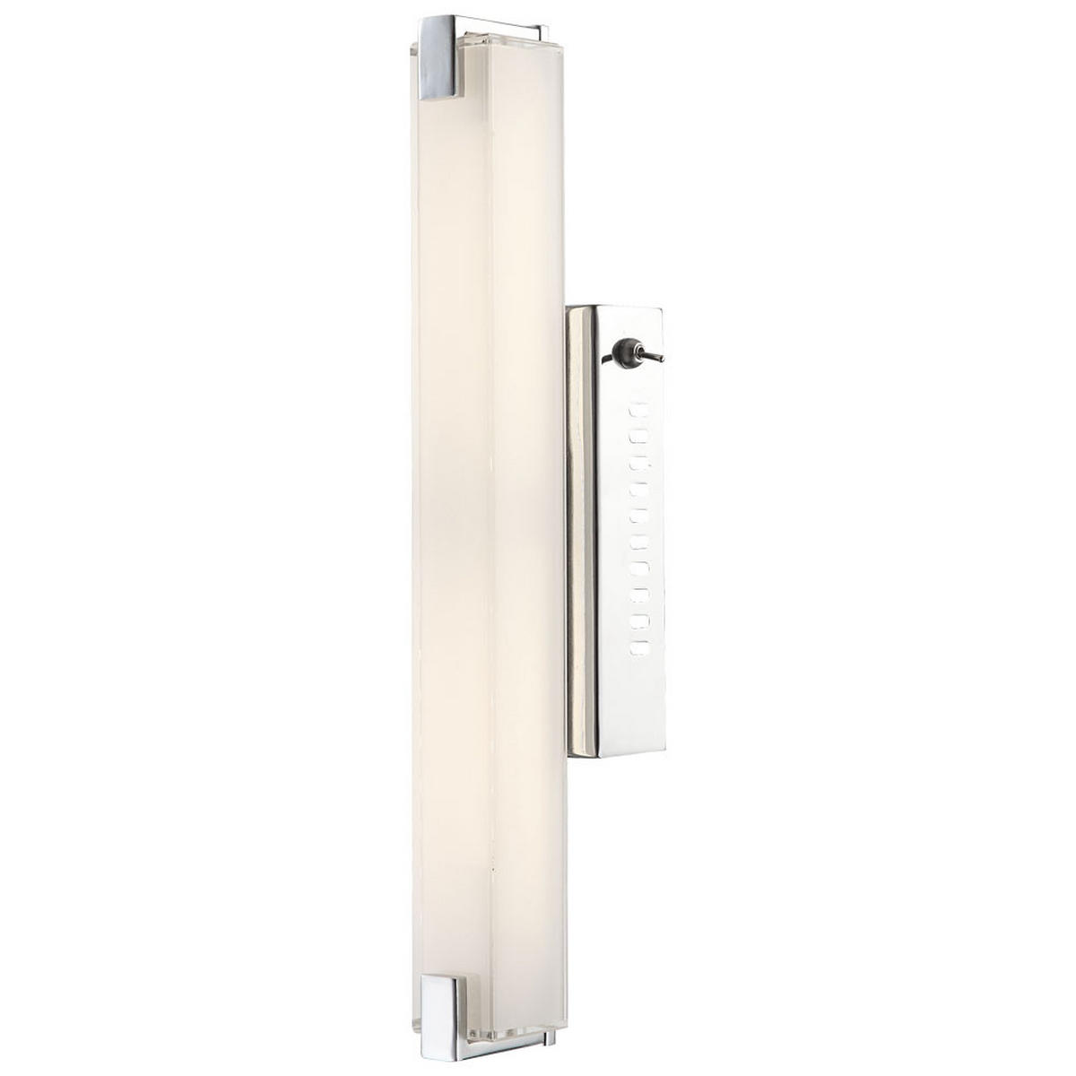 LED WANDLEUCHTE IGINO Silber - Silberfarben, Glas (6/9.4/38cm) - Globo Lighting