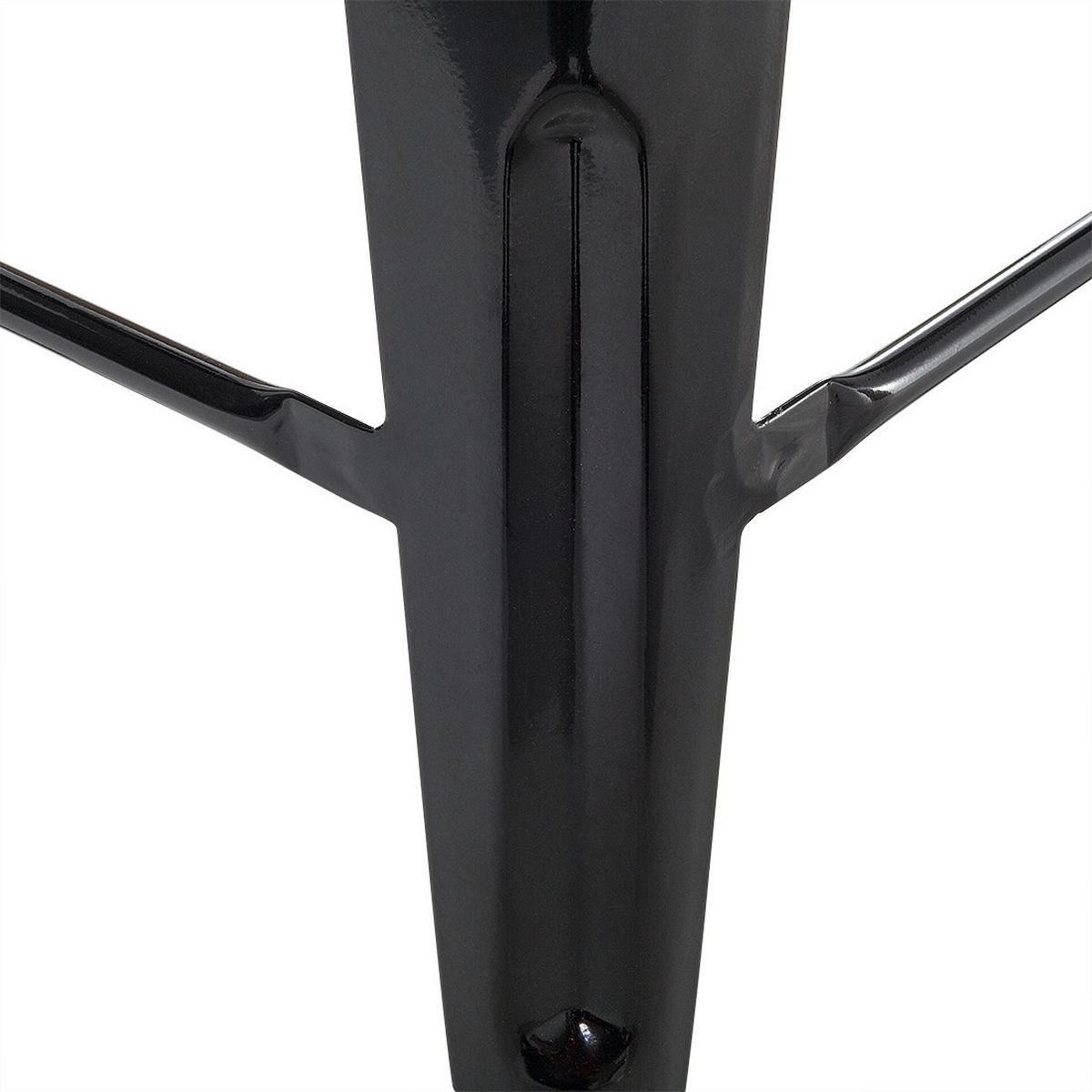 BARHOCKER 2er-Set Metall Schwarz Cabrillo - Schwarz, Metall (42/76/42cm) - Beliani