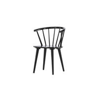 ESSZIMMERSTUHL BOBBY Schwarz 55x53x76 cm - Schwarz, Holz (55/76/53cm) - FURNLUX