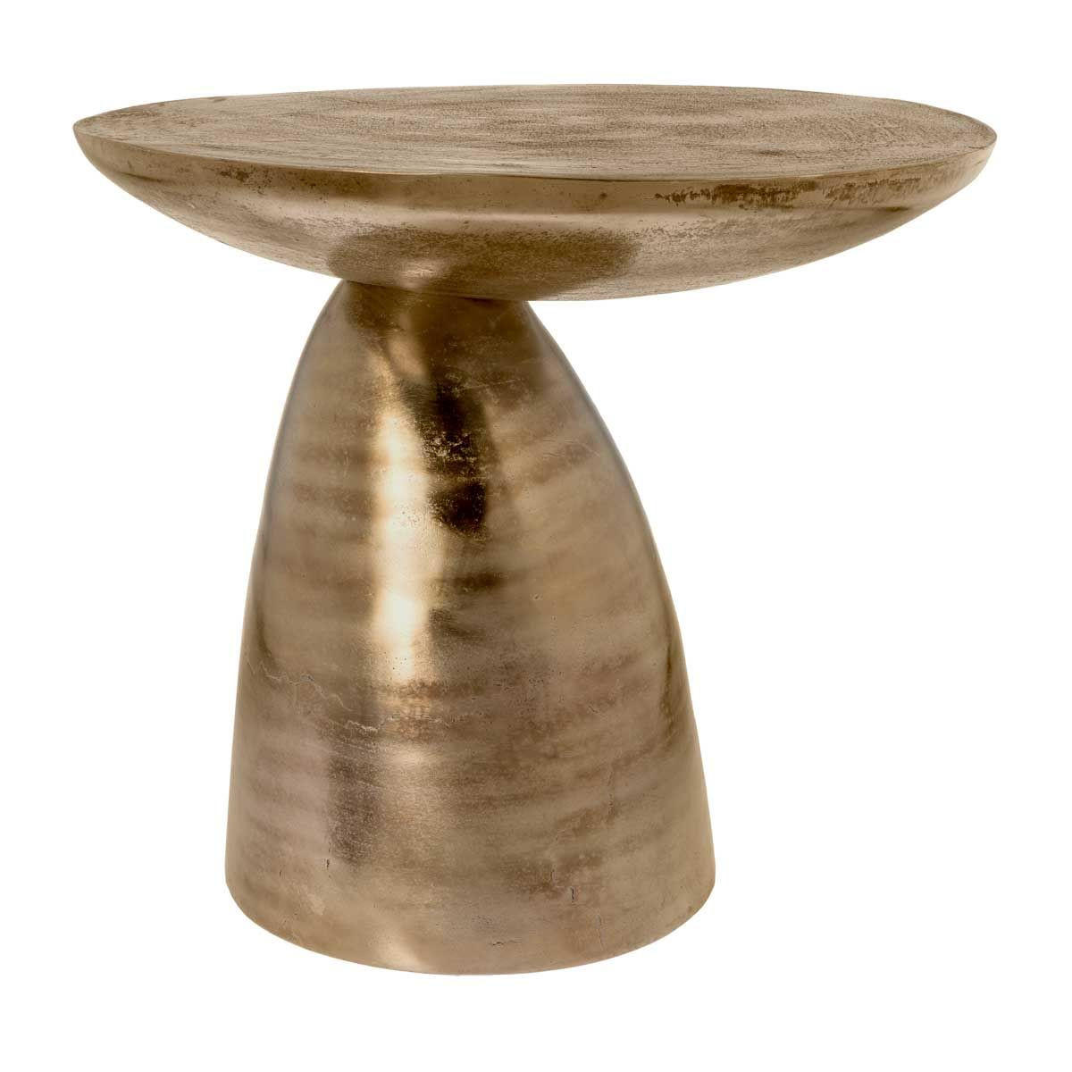 BEISTELLTISCH Jarah Bronze 55/55/55 cm - Bronzefarben, Metall (55/55/55cm) - Starfurn