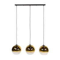 HÄNGELEUCHTE Bubble Gold 29/115/150 cm - Goldfarben, Glas (29/115/150cm) - Hoyz Collection