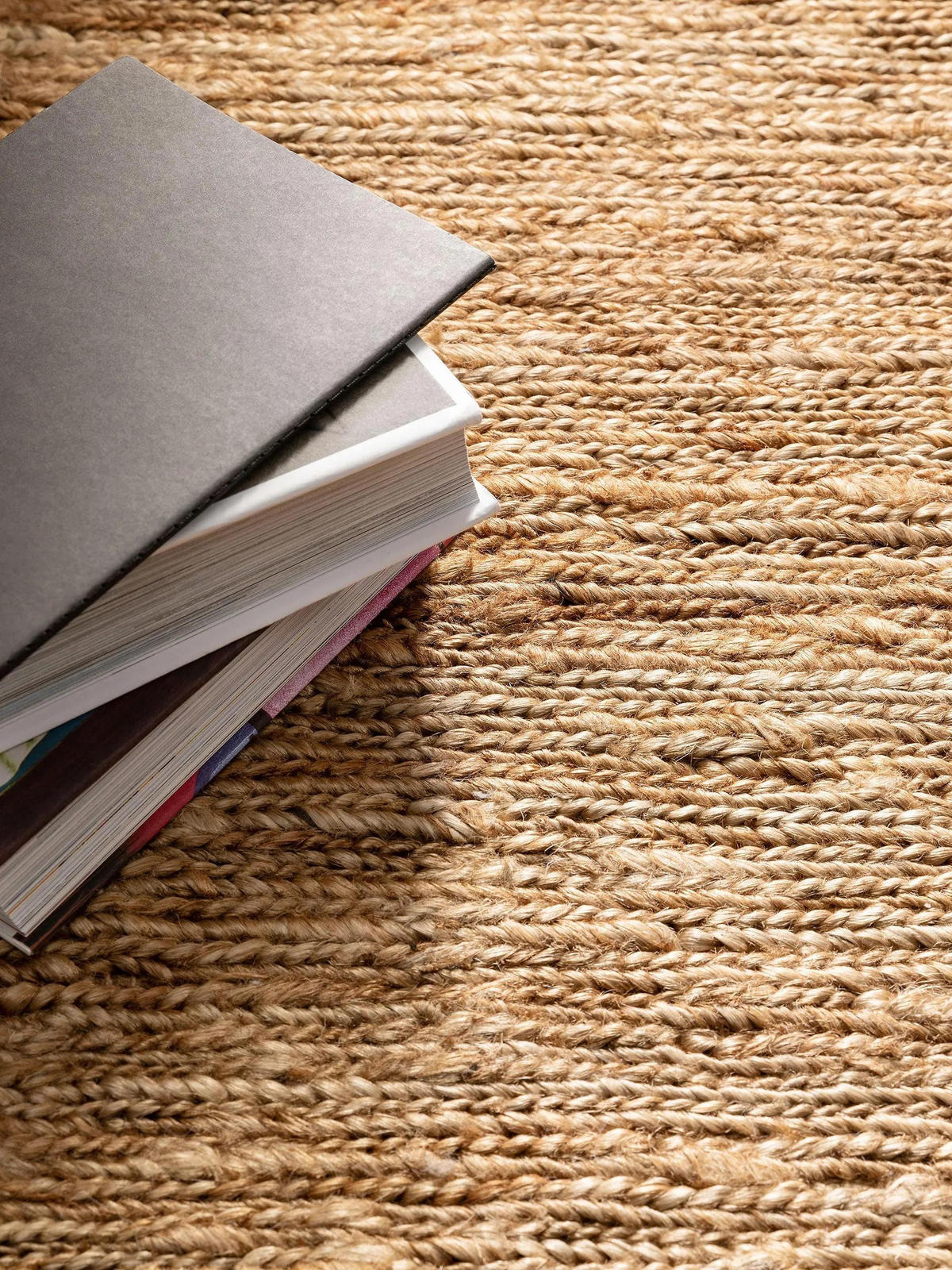 JUTETEPPICH Cosmo Hellbraun 80x250 cm - Hellbraun, Textil (80/250cm) - benuta Pure