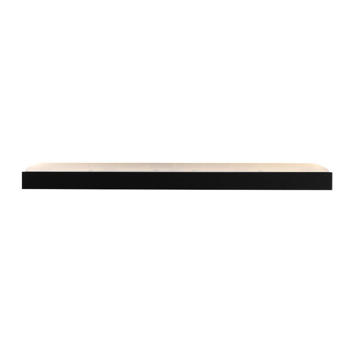 LED DECKENLEUCHTE Backlight Schwarz - Schwarz, Kunststoff (42.2/42.2/4cm) - Briloner