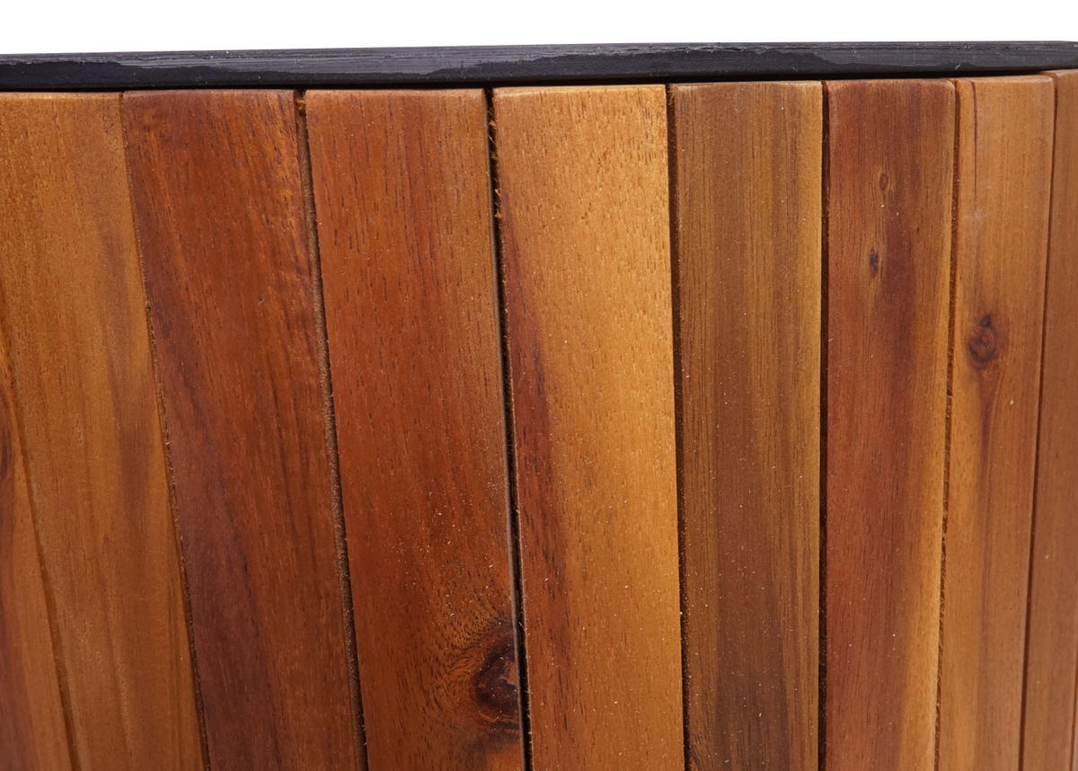 PFLANZKASTEN Braun, Schwarz - Schwarz/Braun, Holz (34/50/34cm) - MCW
