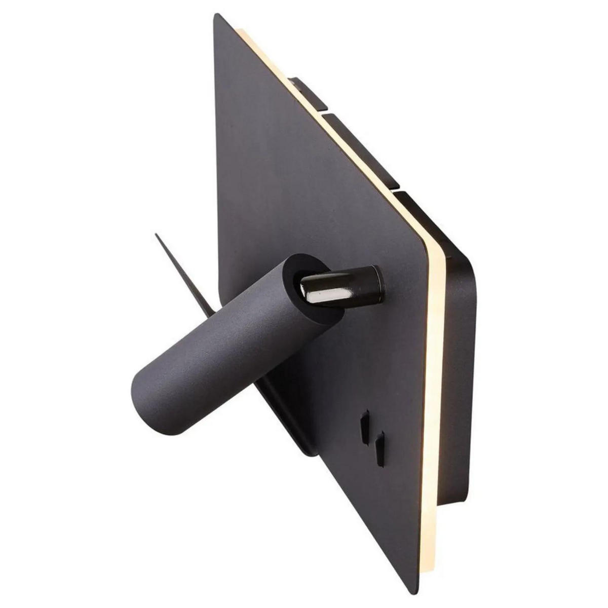 WANDLEUCHTE Somnila Schwarz - Schwarz, Metall (16/7/16cm) - SLV