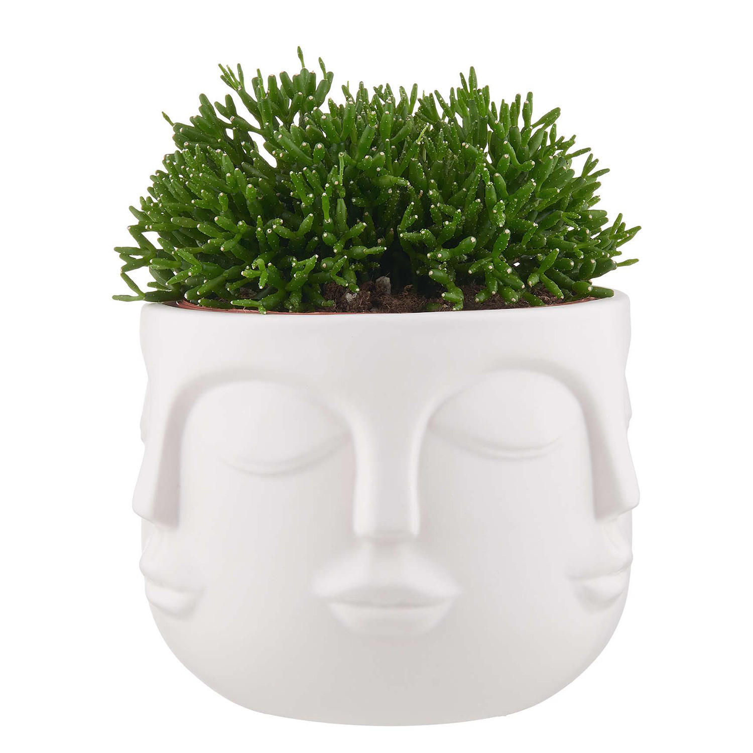 BLUMENTOPF Artist - Weiß, Stein (12cm) - BUTLERS