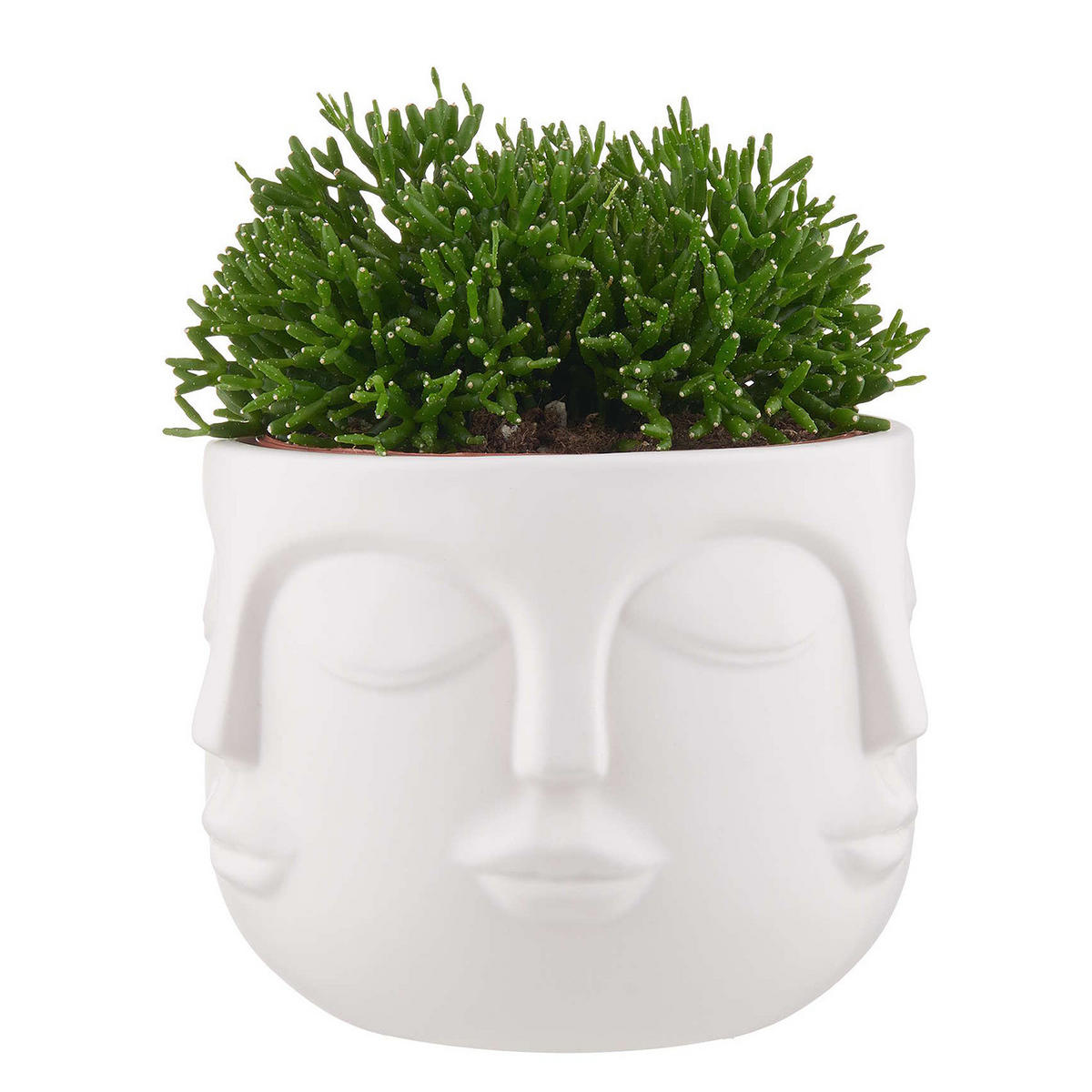 BLUMENTOPF Artist - Weiß, Stein (12cm) - BUTLERS